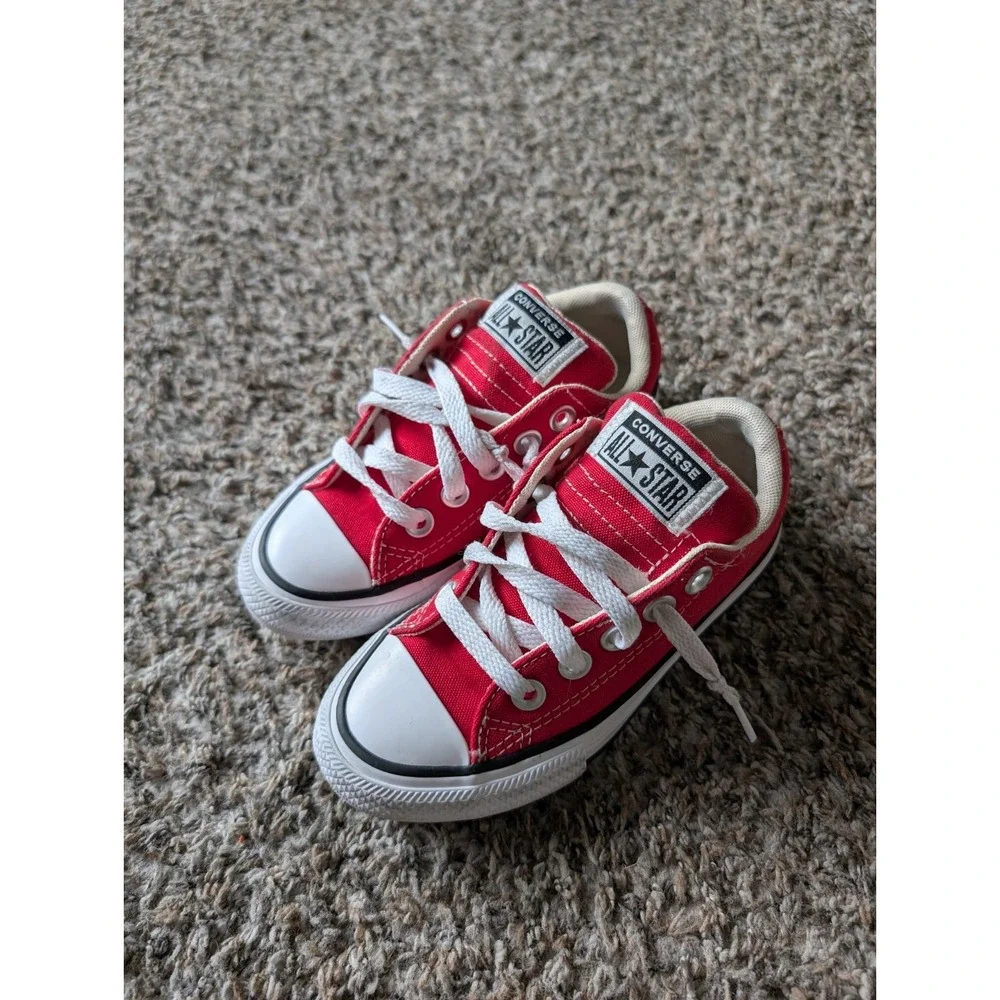 Converse CTAS Street Slip-On Youth Size 11 A01700F Red